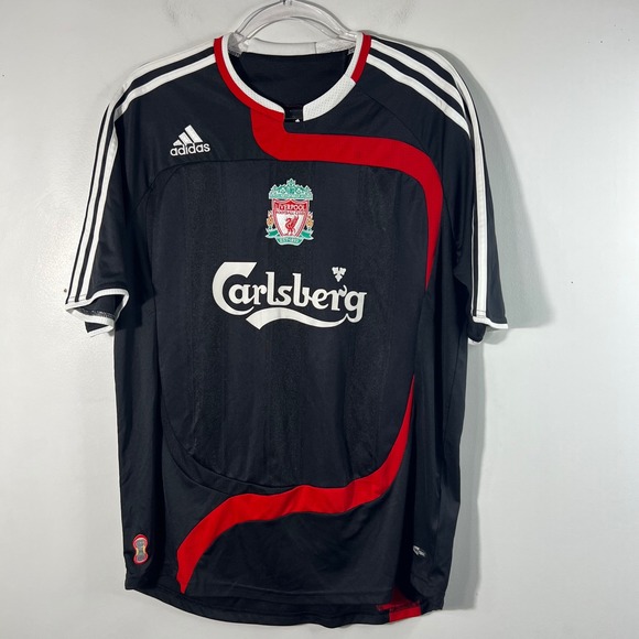 Adidas Carlsberg Liverpool Football Club Jersey Torres #9 2007 Black Clima365 M